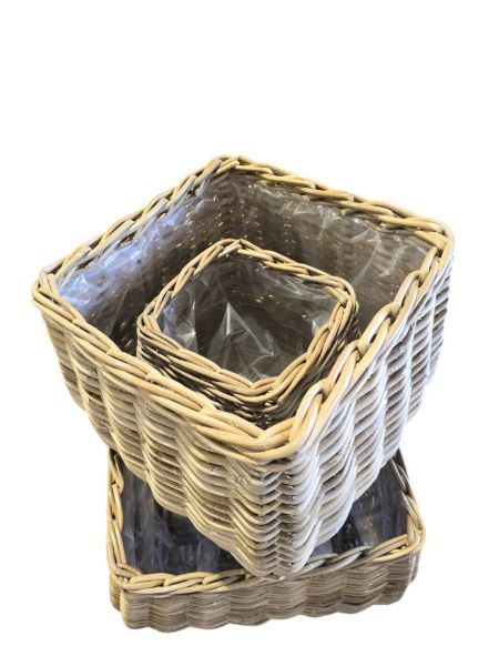 Picture of Squar basket set of 3 PROMO (last items)