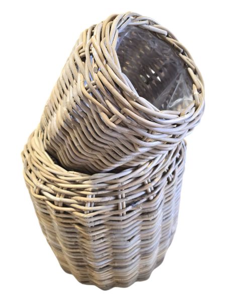 Afbeelding van Round Basket set of 2 ( High )