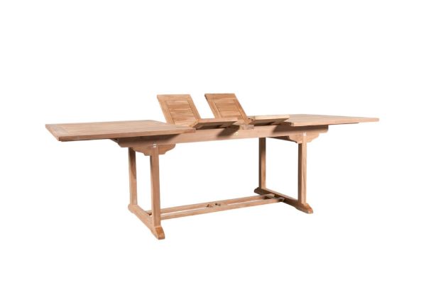 Afbeelding van TAFEL USB - RECHT - Double Ext. 100 x 180/240 cm 