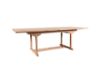 Afbeelding van TAFEL USB - RECHT - Double Ext. 100 x 180/240 cm 