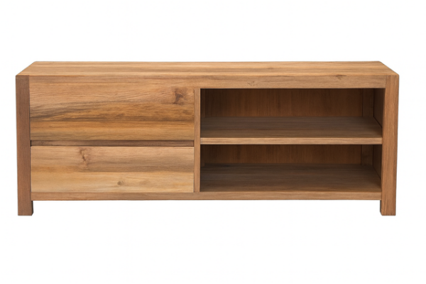 Afbeelding van TV-Dressoir, 2drws, 2 open shelves